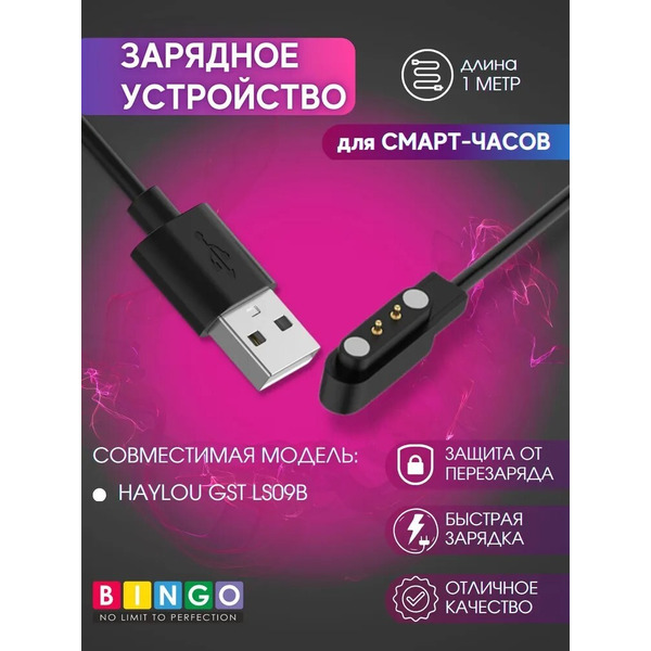Зарядное устройство Bingo для HAYLOU GST LS09B Черное