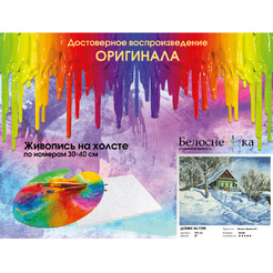 Картина по номерам Белоснежка Домик на горе 279-AS
