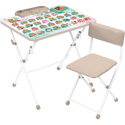 Комплект мебели с детским столом Ника КУ1/3М Забавные медвежата