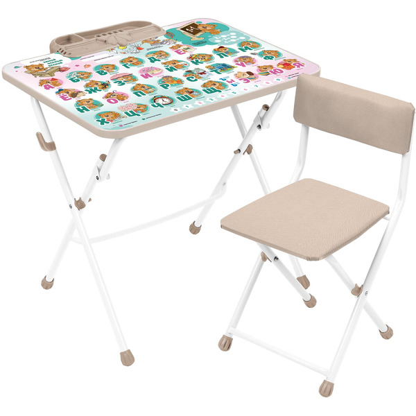 Комплект мебели с детским столом Ника КУ1/3М Забавные медвежата