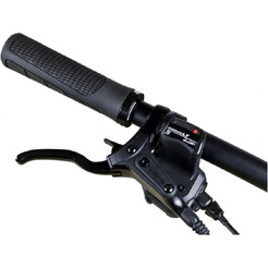 Велосипед Stark Router 27.3 HD р. 18 2025 (грозовой матовый/зеленый)