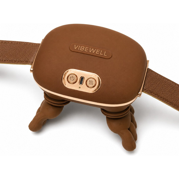 Массажер для тела ручной VibeWell P-054 (коричневый)