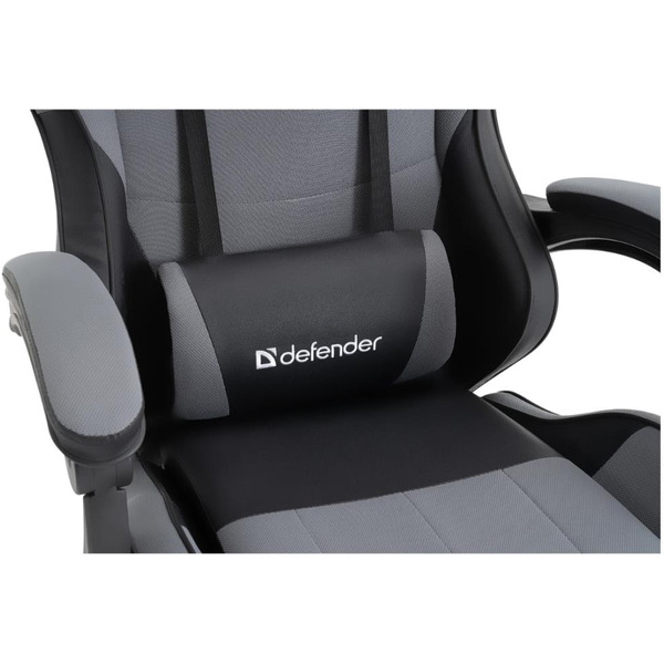Игровое кресло Defender Strider черный/серый (64056)