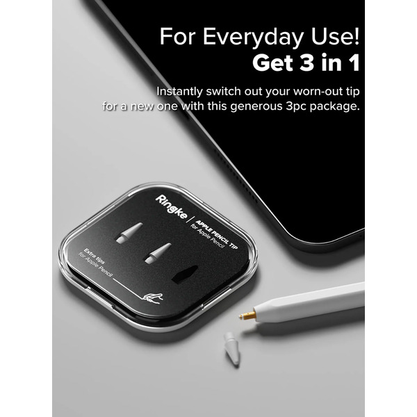Сменные наконечники Ringke HB Tips для Apple Pencil (3шт)