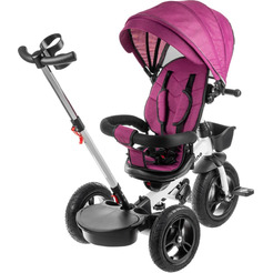 Трехколесный велосипед с ручкой NINO 6688 (красный)