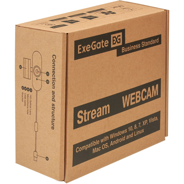 Вeб-камера ExeGate Stream C925 Wide FullHD T-Tripod EX294484RUS
