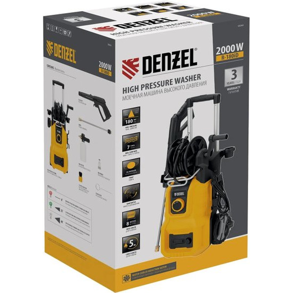 Мойка высокого давления Denzel R-180iD (58266)