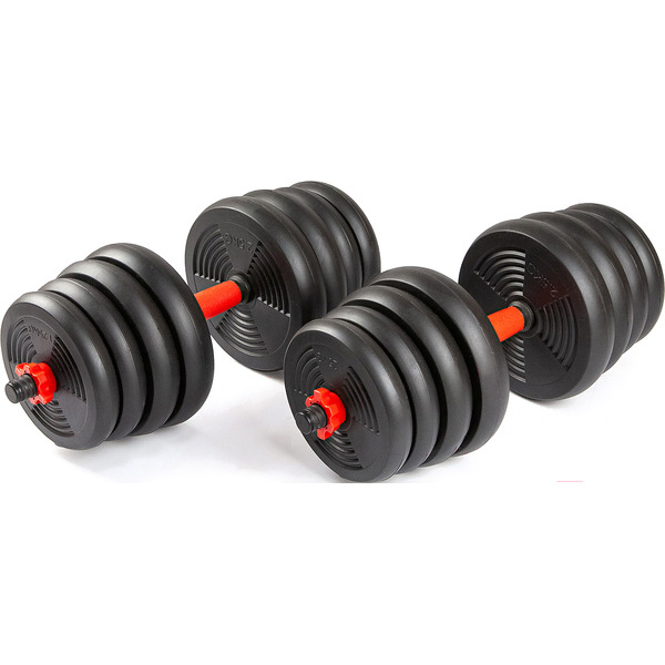 Набор гантелей AMETIST со штангой и гирями 6в1 30 кг