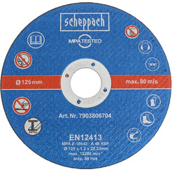 Набор отрезных дисков SCHEPPACH 7903806704