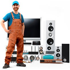 Установка ТВ от 55 дюймов "КОМФОРТ"