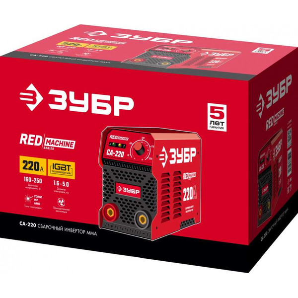 Сварочный инвертор Зубр СА-220