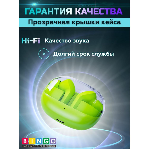 Наушники Bingo TM30 (зеленый)