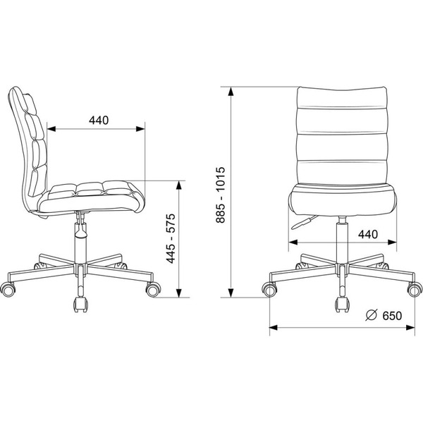 Кресло Бюрократ CH-320M (белый)