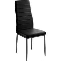 Стул Mio Tesoro Джия DC-060KD (черный/черный)