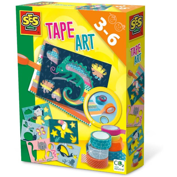 Набор для творчества SES Creative "Трафареты животных" 14623