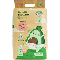 Подгузники Ramili Biocare Small SD56 (S, 56 шт)