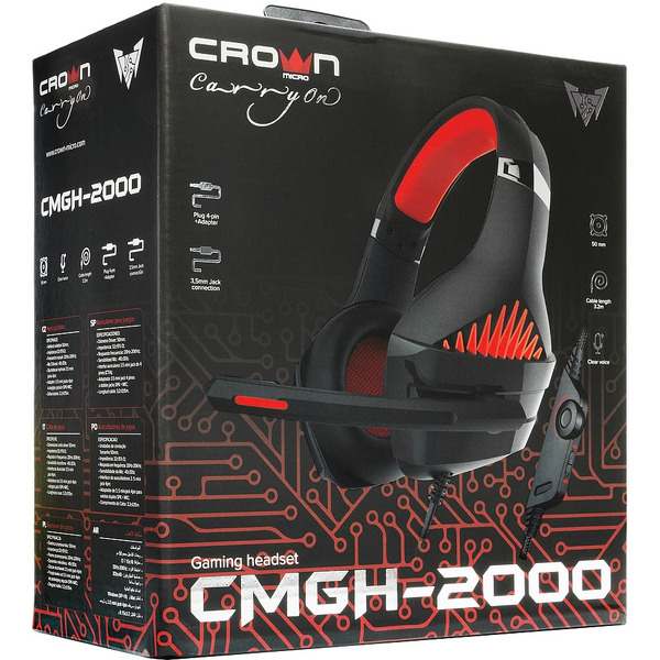 Наушники CrownMicro CMGH-2000