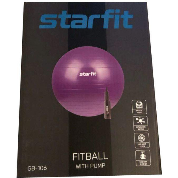 Фитбол Starfit GB-106 (85см, фиолетовый)