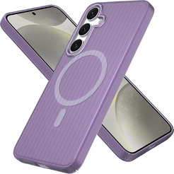 Задняя накладка CASE Translucent Strip Samsung Galaxy S24 Plus, фиолетовый