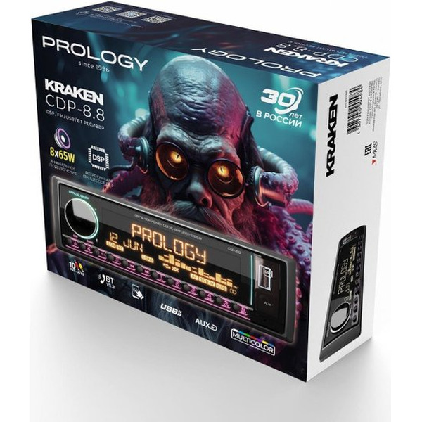 USB-магнитола Prology CDP-8.8 Kraken