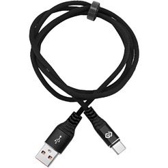 Кабель Digma DG-USBA-С-1M-27W USB Type-A - USB Type-C (1 м, черный)
