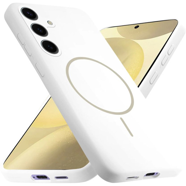 Бампер Bingo Silicone Magnetic для SAMSUNG S25 Белый