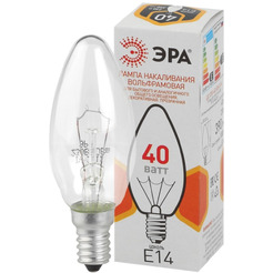 Лампочка Эра B36 B-40-E14-230-CL