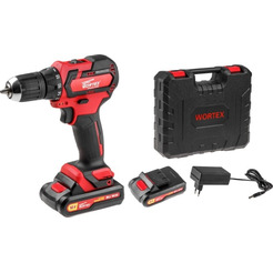 Дрель-шуруповерт Wortex BD 1815 DLi BLD1815DLi00029 (с 2-мя АКБ, кейс)