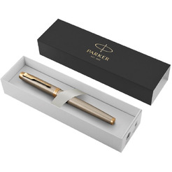 Ручка перьевая "IM Core Brushed Metal GT" PARKER 142540 / 1931649