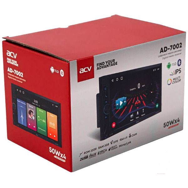 USB-магнитола ACV AD-7002