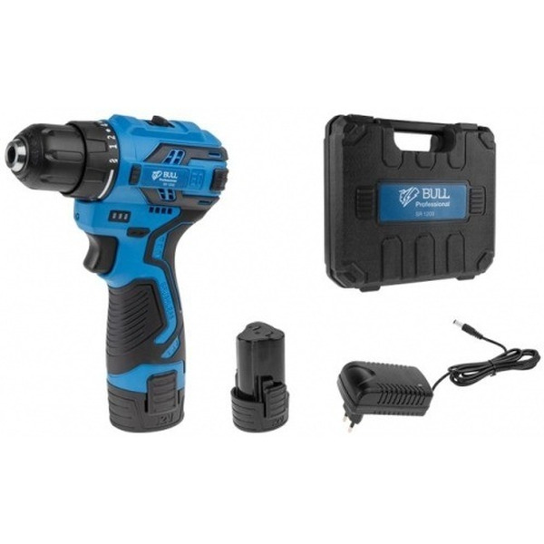 Дрель-шуруповерт Bull SR 1203 (329108) с 2-мя АКБ