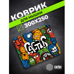 Коврик для мыши CACTUS Colorful Cacti CS-MPC-D03M
