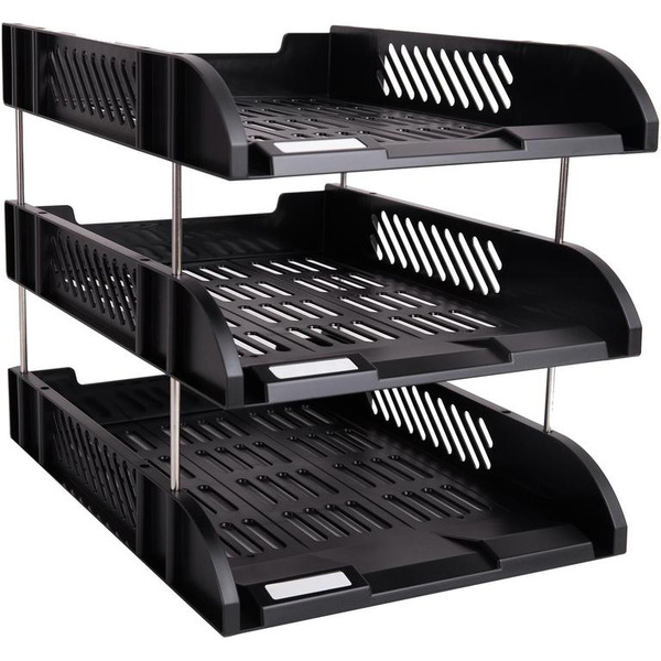 Лоток для бумаг DELI 9217BLACK