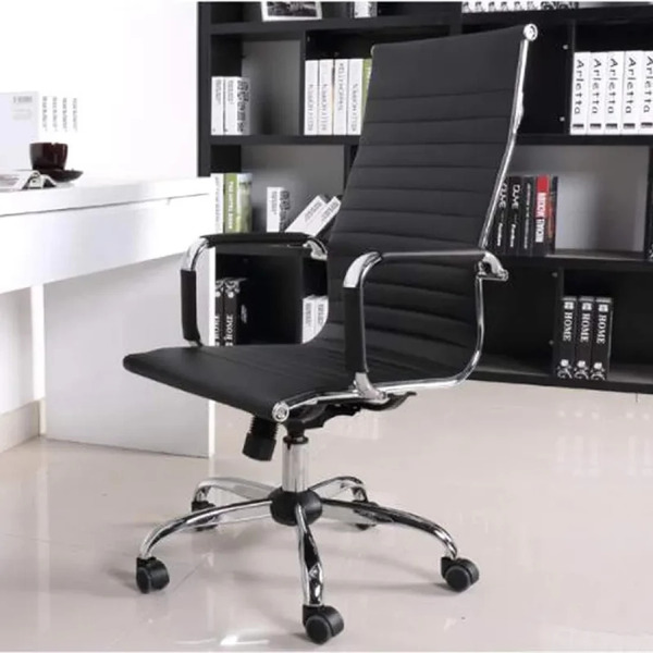 Кресло офисное SITUP MIX 36 (Newport) Chrome (экокожа Black)