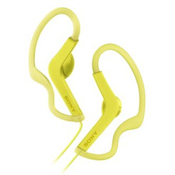 Наушники-вкладыши SONY MDR-AS210AP желтые