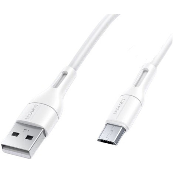 Кабель Usams MicroUSB US-SJ502 U68 (белый)