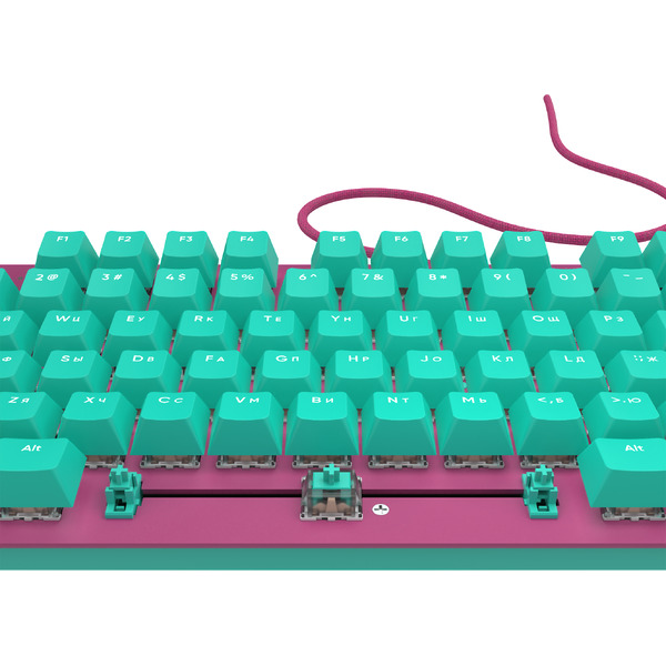 Клавиатура IO by Red Square Typex v2 g3ms Sapphire io211 (бирюзовый/розовый)