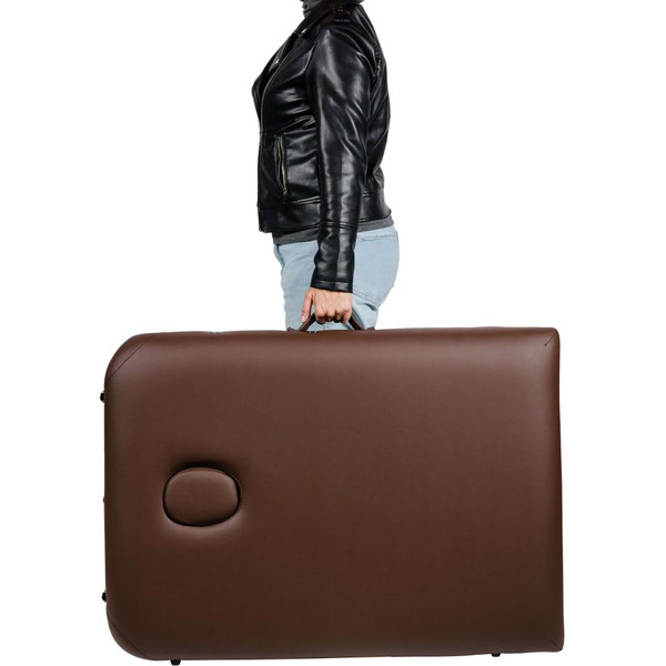 Массажный стол Atlas Sport XXL PRO 3-с 70см 3D-70195 (коричневый)