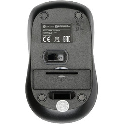 Мышь Oklick 675MW (черный/красный)