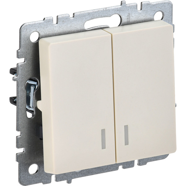 Выключатель IEK Brite ВС10-2-1-БрКр