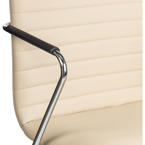 Стул Brabix Visit CF-101 (хром/экокожа бежевый)