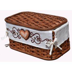 Корзина плетеная с крышкой FIL-SCAN 01-077/S