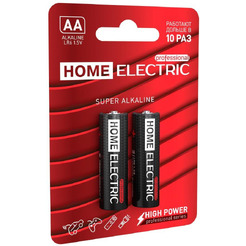 Элементы питания HOME ELECTRIC PROFESSIONAL ,HEL_ LR62BL 1,5V, 2BL