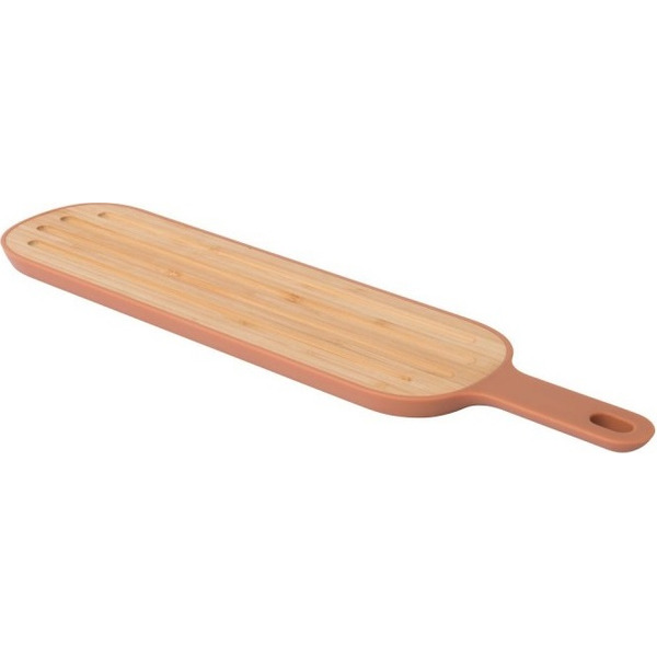 Бамбуковая разделочная доска BergHOFF Leo с ручкой, арт.3950087, 44х10х1,5 см.