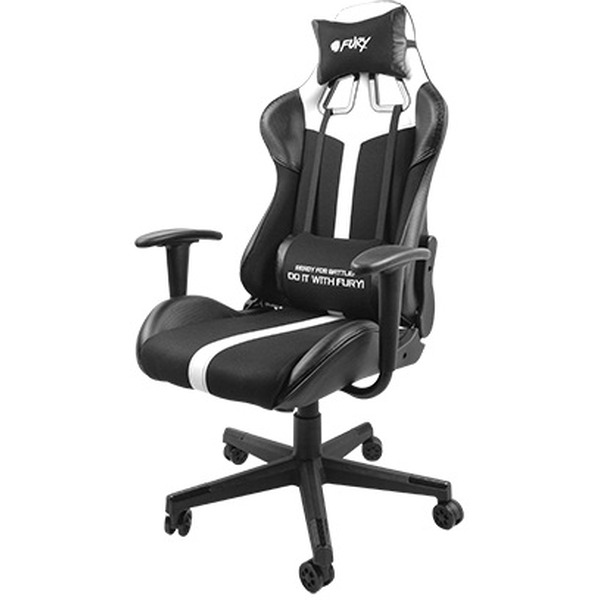 Кресло игровое Fury Avenger XL (NFF-1712) Black-White