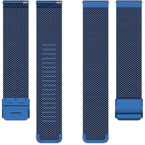 Ремешок Bingo Stainless Grid для часов 20мм (синий)