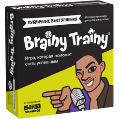 Настольная игра Банда Умников Brainy Trainy Публичные выступления УМ676