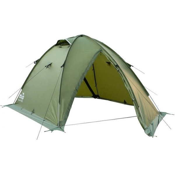 Палатка TRAMP Rock 4 v2 (TRT-29g) зеленый