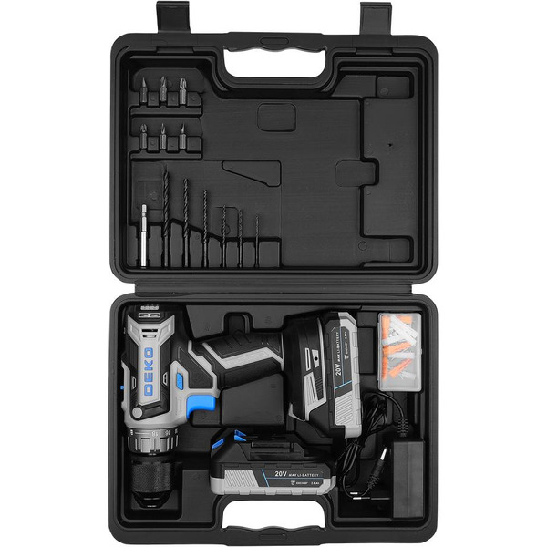 Дрель-шуруповерт Deko DKCD20V PRO (080-1001)