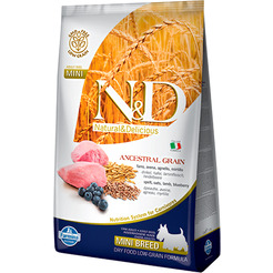 Сухой корм для собак Farmina N&D Low Grain Lamb & Blueberry Adult Mini 800 г